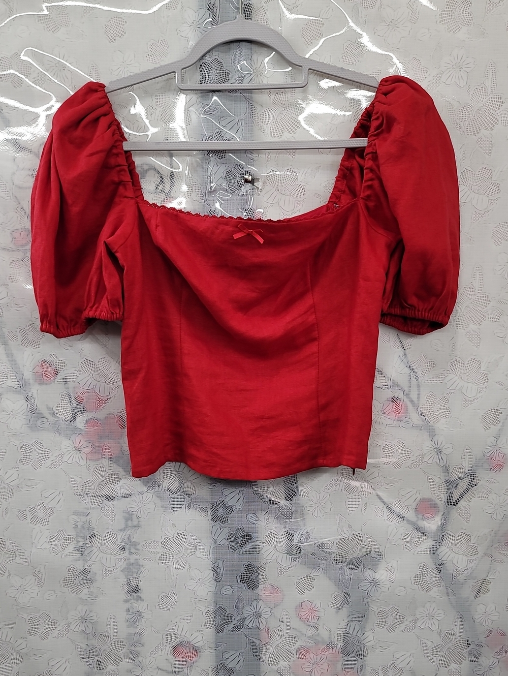 Reformation Marella Linen Top Size 10 - Picture 2 of 10